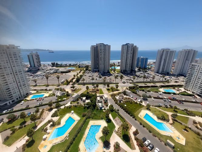 ARRIENDO AÑO CORRIDO AMOBLADO, VISTA AL MAR!