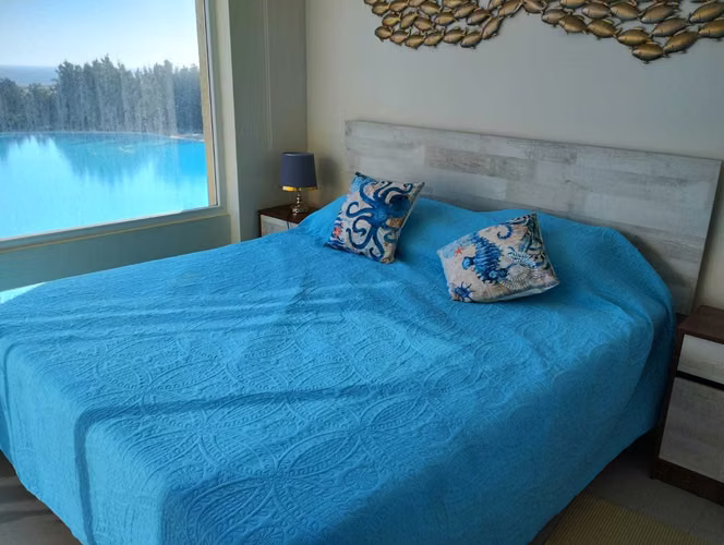 Amoblado, Laguna, bosque, Terraza 8m2 (172233)