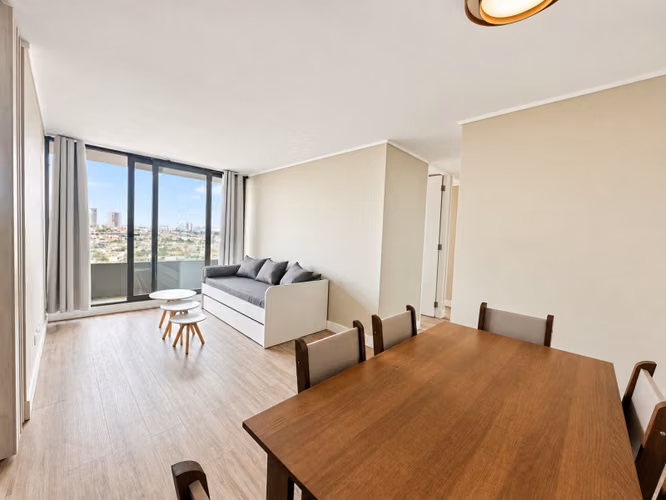 Arriendo. Hermoso Departamento Nuevo Semi Amoblado !!