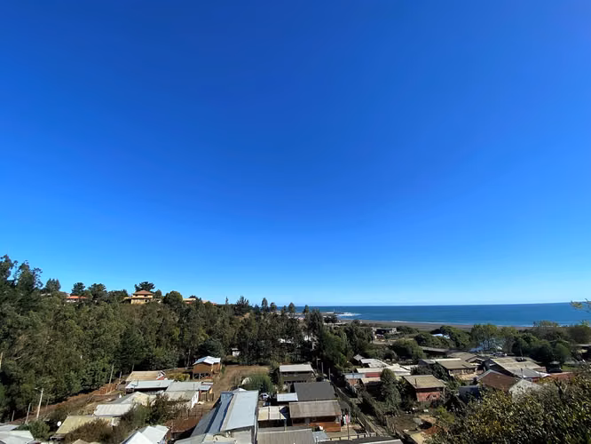 Vista panorámica al mar y bosque, Curanipe (174387)