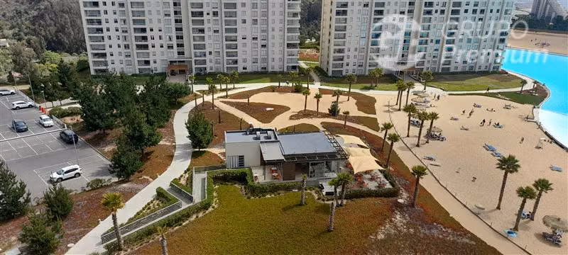 Excelente Depto Amoblado de 3 dorm., 2 baños en Algarrobo