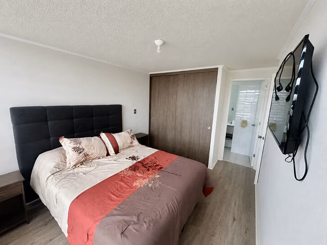  Amplio Departamento en Arriendo en GABRIELA MISTRAL, EXCELENTE UBICACIÓN | 2 Dormitorios y 2 Baños AMOBLADO.