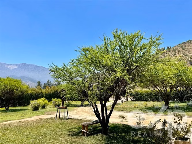 Arriendo parcela Amoblada Pirque 6000m2 350m2 casa