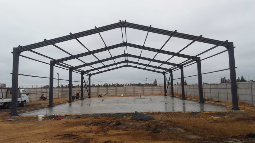Estructuras de Galpón 15x30 mts en tubest nueva