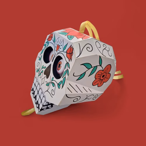 Piñatas, maquetas, personajes de cartón