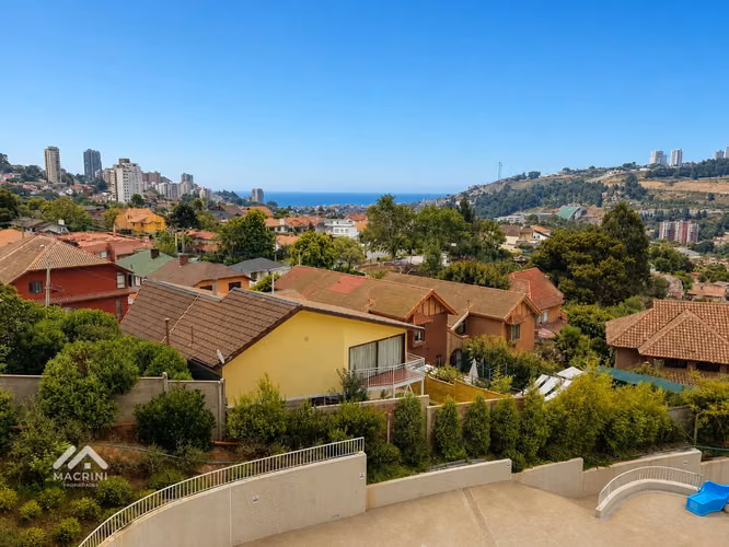 Departamento en Jardines de Reñaca. Vista despejada