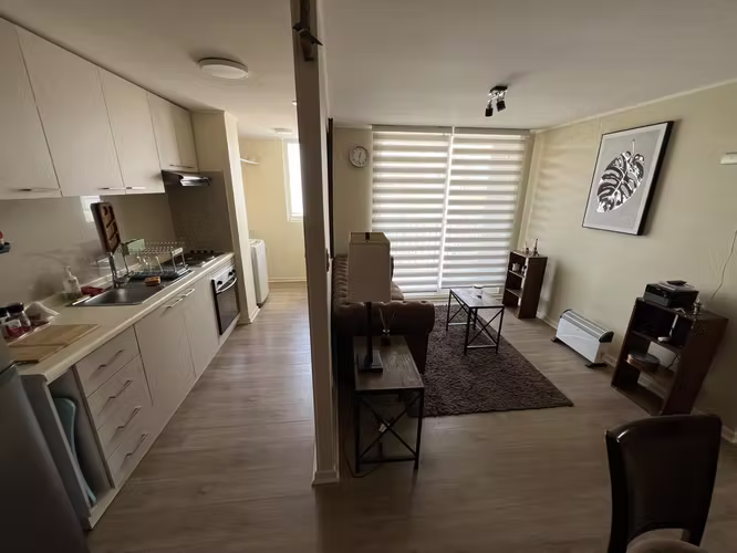 Arriendo departamento amoblado con estacionamiento y wifi