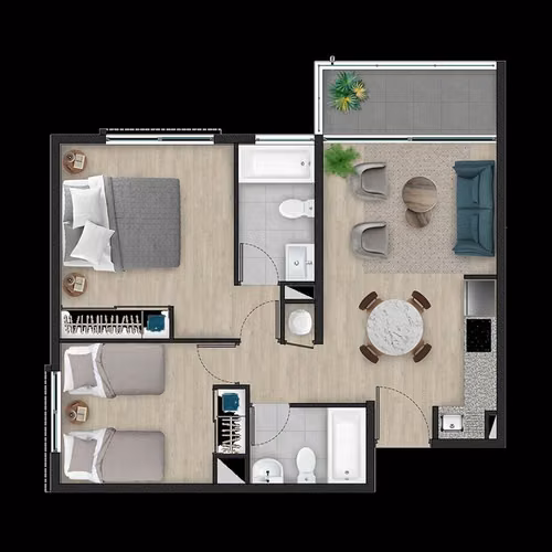 FANTASTICO DEPARTAMENTO EN PAPUDO COMPLETAMENTE AMOBLADO