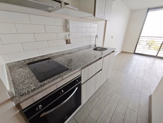 Arriendo depto HOME ESTUDIO, Terraza,  Metro Hospitales, Independencia