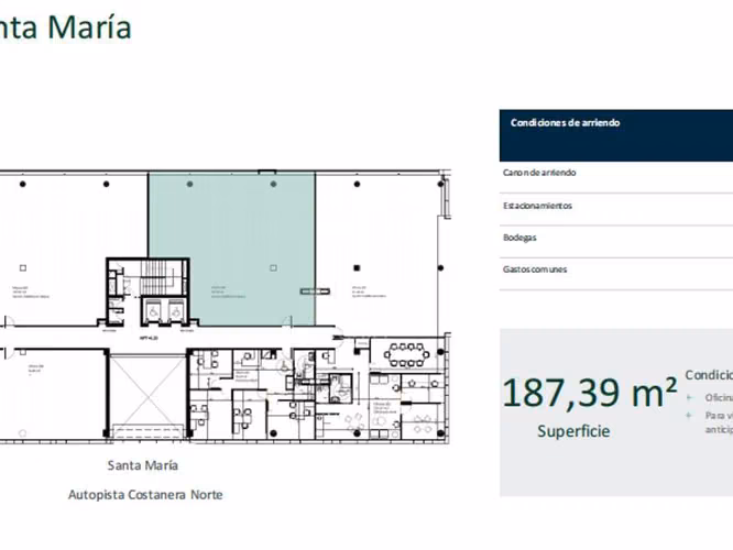 Moderna Oficina Vitacura