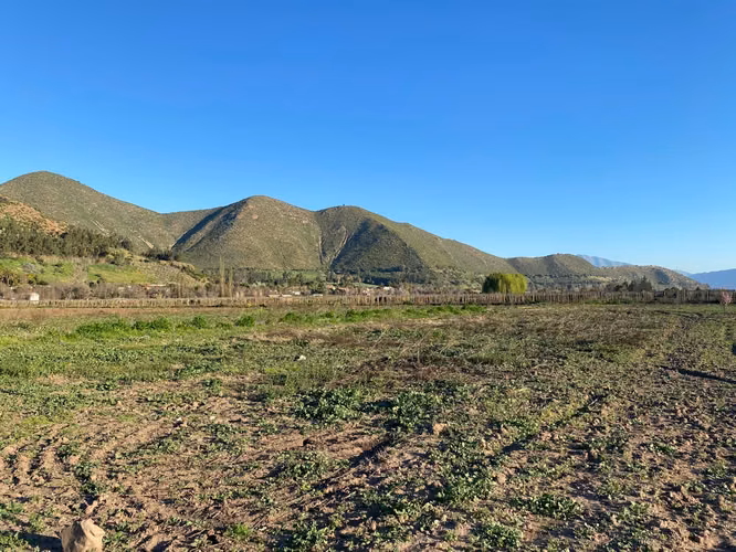 Terreno 5.400 m2 en venta, ubicada a 5 minutos del centro de Catemu