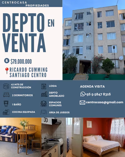 Oportunidad SUBSIDIO amoblado Ricardo Cumming #1355 - Imagen 17