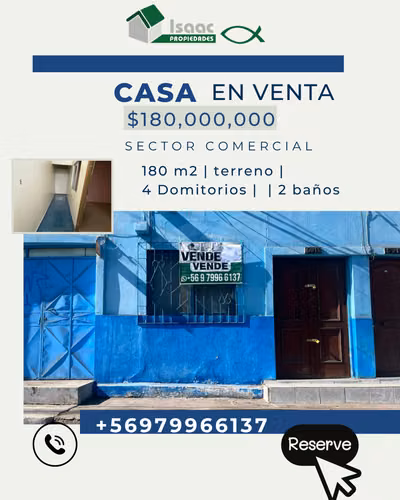 Excelente Casa sector Centro Norte Rendic