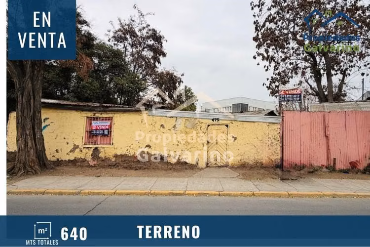 Sitio en venta en 500m2 Quilicura