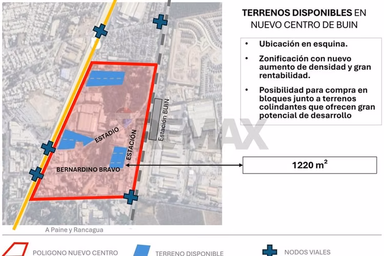 Terreno ideal en buin: ¡inversión segura!