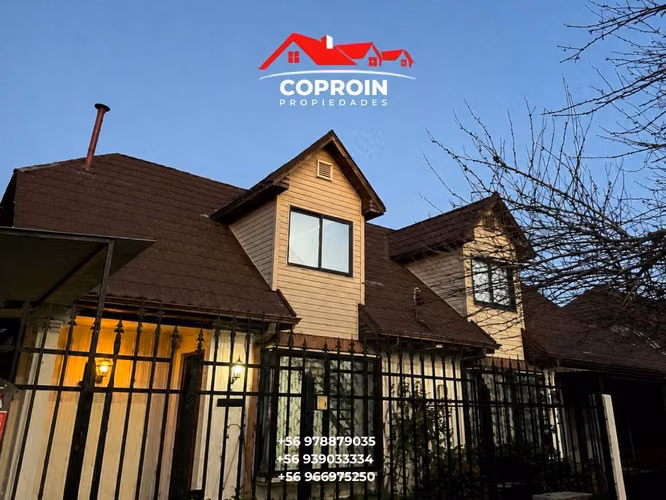 CASA EN PARQUE RAUQUEN EN ARRIENDO