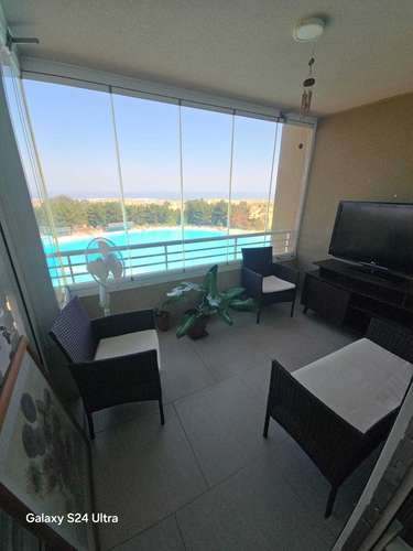 Depto amoblado Condominio Lagunamar Las Cruces (174783)