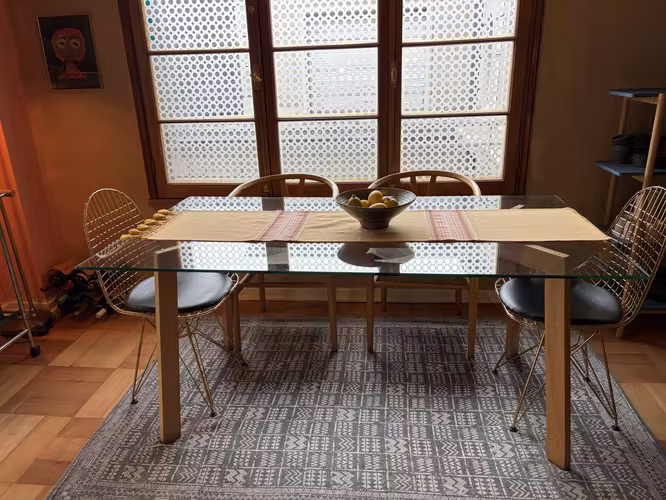 Mesa Gerona Natural Lenga 165 cm x 90 cm - Imagen 6