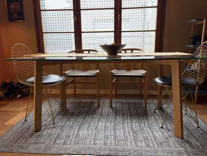 Mesa Gerona Natural Lenga 165 cm x 90 cm - Imagen 2