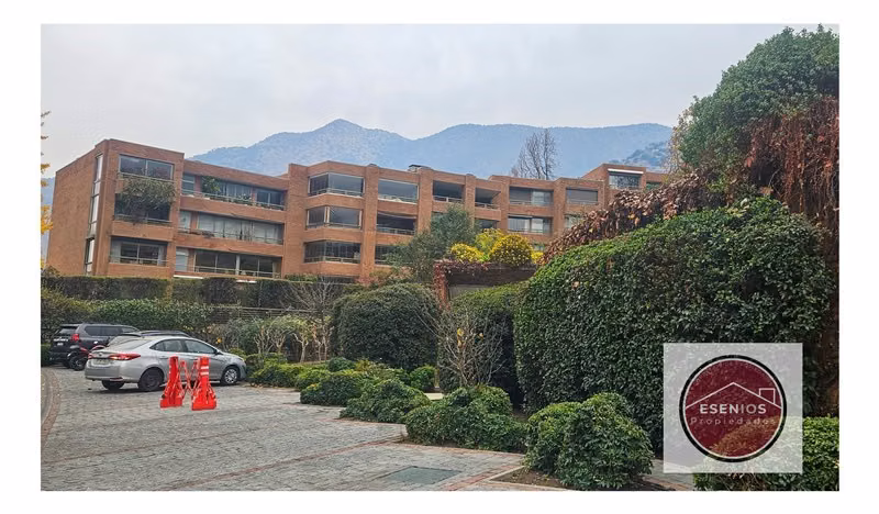 Exclusivo depto 1er piso Jardín Condom. Sta Ma Manquehue