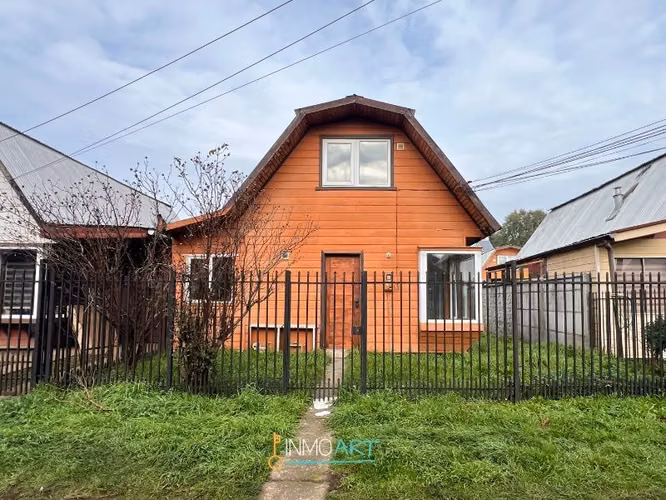 Casa en venta de 2 dorm. y gran patio, Labranza, Temuco