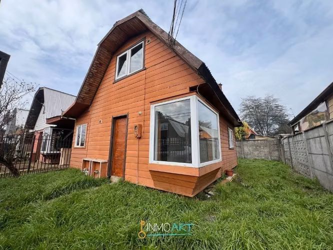Casa en venta de 2 dorm. y gran patio, Labranza, Temuco