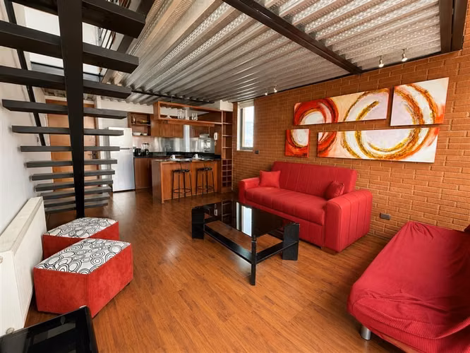 Espectacular Loft en venta de 1 dorm. en Providencia
