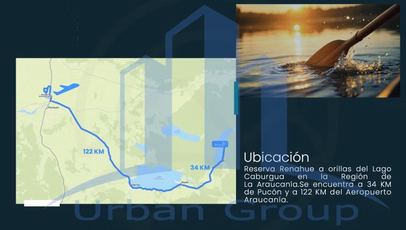 Parcela RESERVA RENAHUE - LAGO CABURGUA - 34 KMS DE PUCÓN - Imagen 9