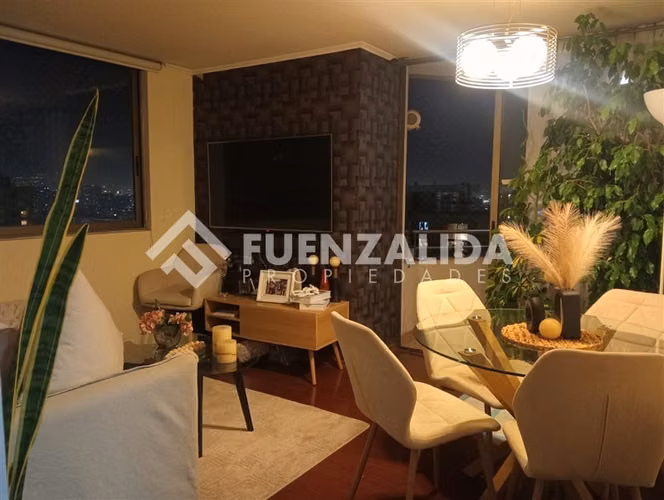 Venta departamento Santiago 2 dormitorios, 2 baños Estac+Bod