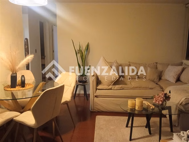 Venta departamento Santiago 2 dormitorios, 2 baños Estac+Bod