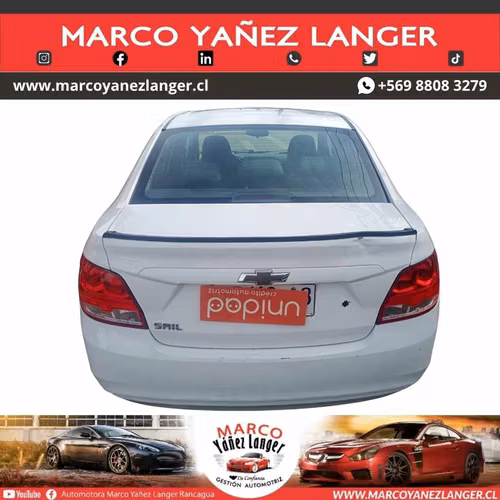 CHEVROLET SAIL 1.5 / AÑO  KILOMETROS / EXCELENTE ESTADO