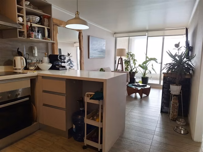 Departamento en arriendo de 2 dorm. 2B 1E 1B en Concón