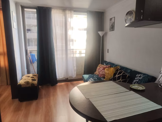 Venta Depto Santiago Centro | 1D1B 100% Amoblado + Arrendado (Apto Airbnb)