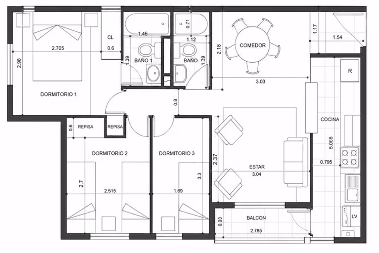 Departamento en venta de 3 dorm. y 2 estacion en Chiguayante - Imagen 20