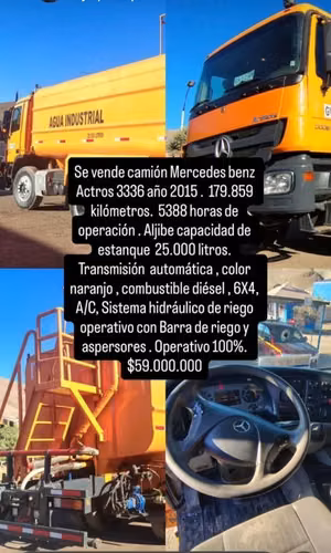 Camion Mercedes benz actros