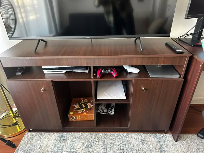 Vendo Rack TV 60” Murillo chocolate - Imagen 2