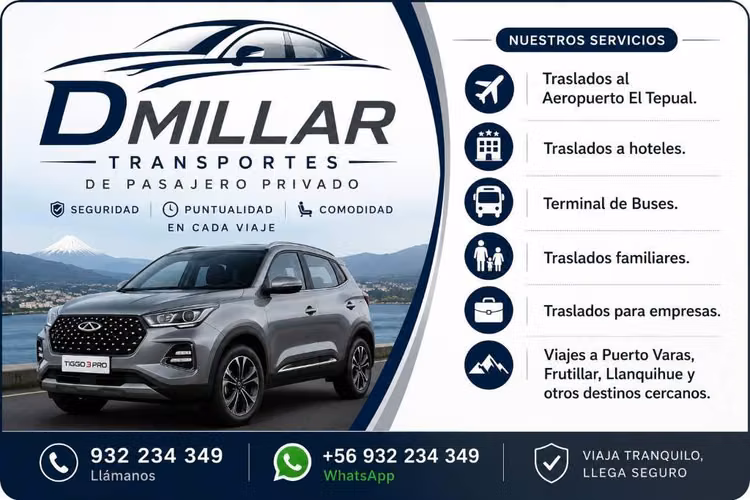 Transporte de pasajeros  "Tu confianza nos lleva más lejos."
