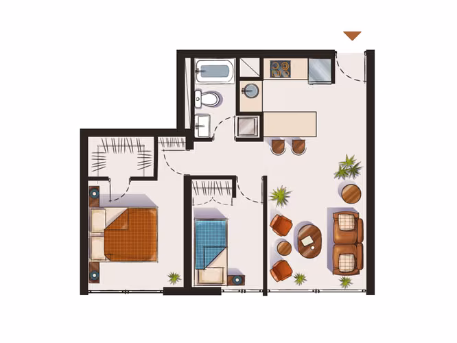 ARRIENDO Departamentos Nuevos, 2D1B con Patio, Metro Gruta de Lourdes - Imagen 13