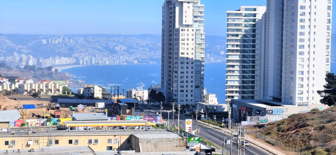 Venta de departamento en Reñaca, 2 dormitorios, hermosa vista. Venta: 6200 UF