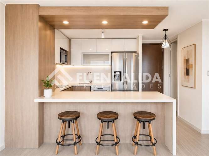 Departamento en venta de 2h2b estac y bod en Providencia