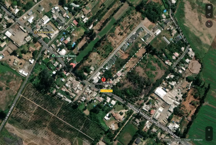 Venta de Sitios Urbanos en Isla de Maipo | Calle Senador Jaime Guzmán | Agua Potable y Electricidad