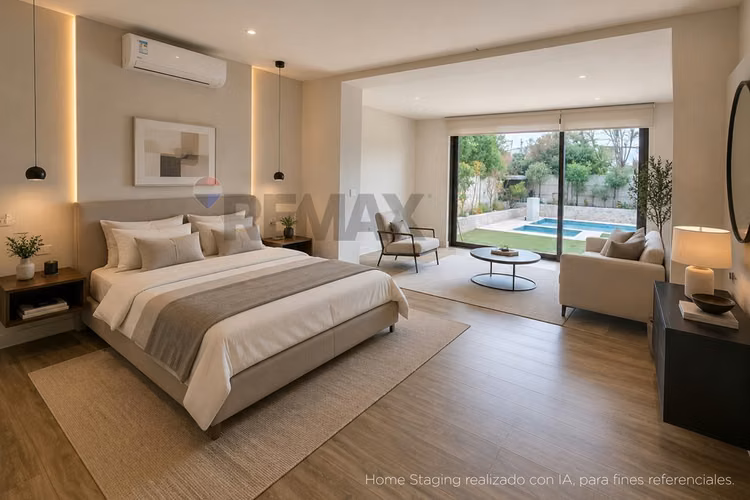 Arriendo 4 dorm + servicio, piscina
