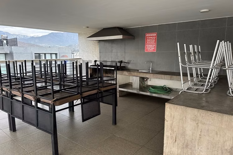 Depto 43m2 terraza+estac | metro h de magallanes