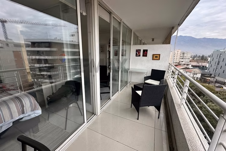 Depto 43m2 terraza+estac | metro h de magallanes