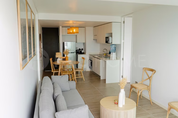 Arriendo Depto Amoblado Vista al Mar, Puerto Nuevo