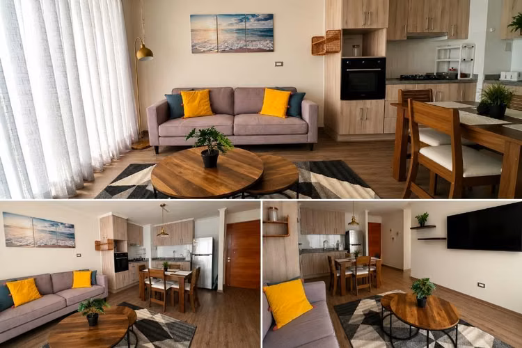  Arriendo Dpto Amoblado | 2D/2B Edificio frente al mar | Sector sur Llacolén