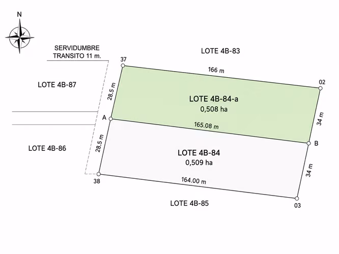 Parcela - Terreno 5.080 m² – Altos de Leñadura