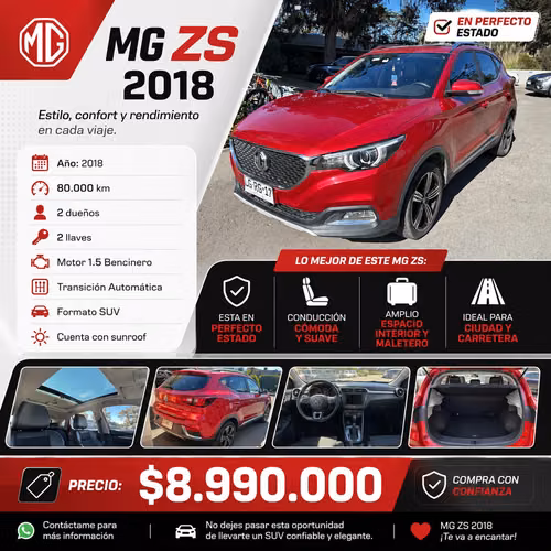 MG ZS 2018