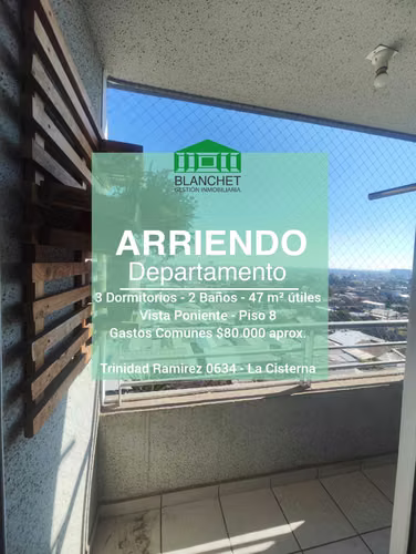 Departamento 3d/2b La Cisterna (175428)