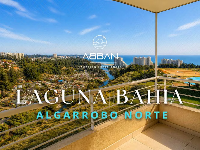 Laguna Bahía piso 9 con vista al mar y 2 autos (175461)
